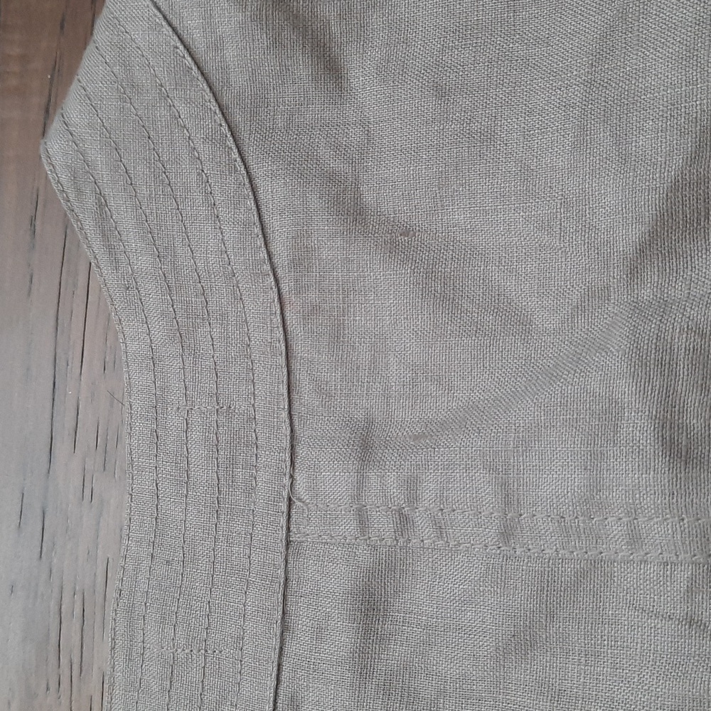 Linen Button Front Jacket Blazer - Picture 12 of 13